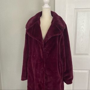 Sangria Avec Les Filles Faux Fur Coat